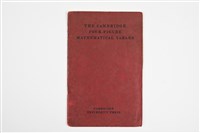 《The Cambridge Four-figure Mathematical Tables》藏品圖，第1張